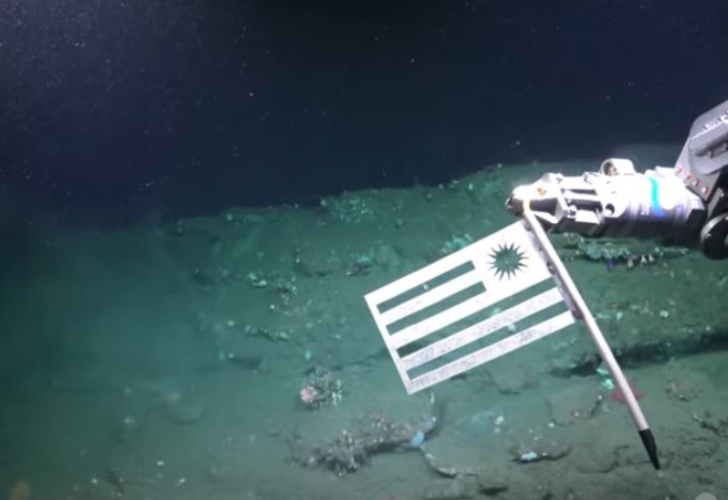 Foto tomada por el submarino